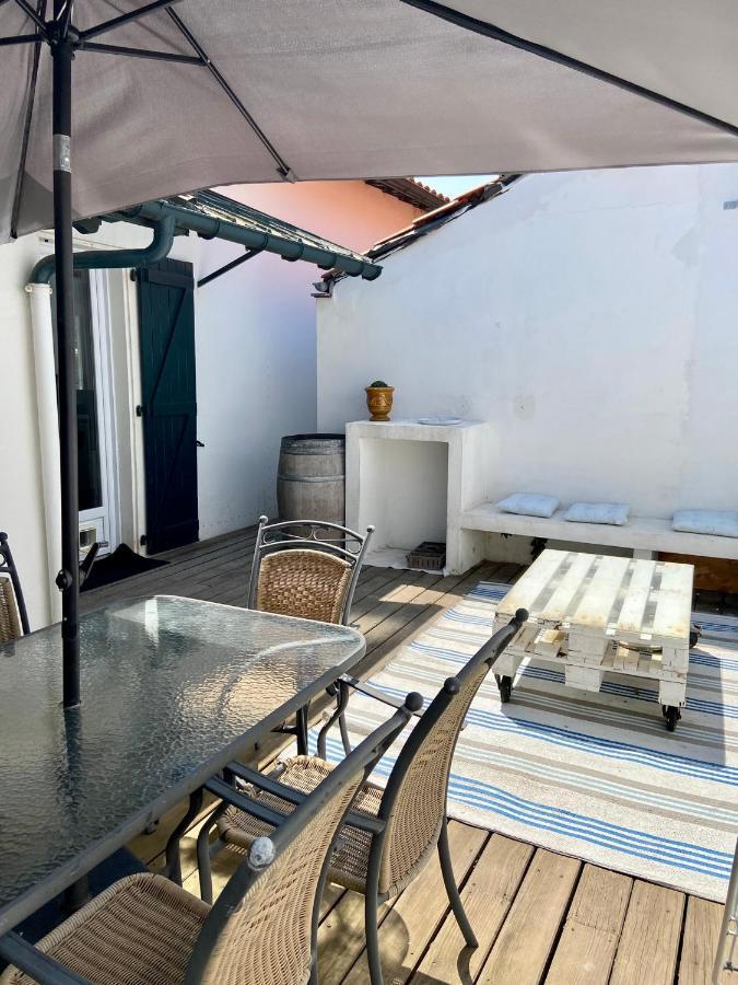 Agréable maison de ville avec une belle terrasse Anglet Esterno foto